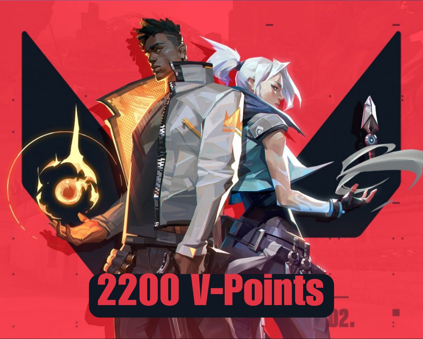 2200 VP Valorant Points